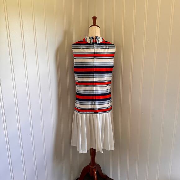 Vintage 70s Drop Waist Dress size L - Picture 7 of 7